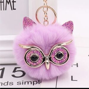 Chic Owl Keychain - Assorted Colors To Choose From